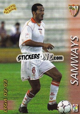 Sticker Samways - Liga 2002-2003. Megafichas - Panini