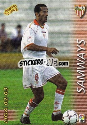 Sticker Samways - Liga 2002-2003. Megafichas n. 399 - Panini