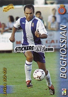 Sticker Boghossian - Liga 2002-2003. Megafichas - Panini