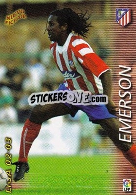 Sticker Emerson - Liga 2002-2003. Megafichas n. 405 - Panini