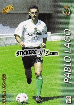 Cromo Pablo Lago - Liga 2002-2003. Megafichas - Panini
