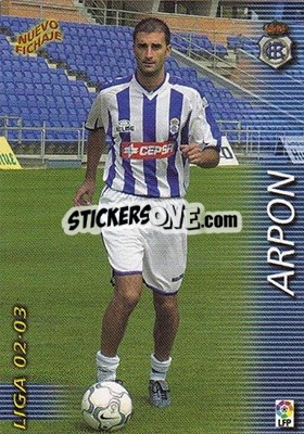 Sticker Arpon - Liga 2002-2003. Megafichas n. 409 - Panini