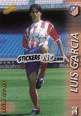 Cromo Luis Garcia - Liga 2002-2003. Megafichas - Panini