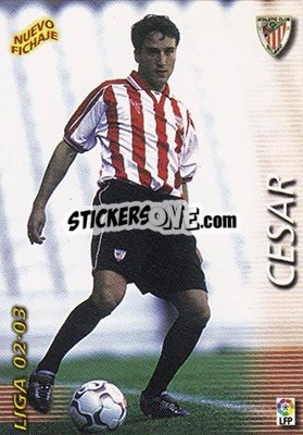 Cromo Cesar - Liga 2002-2003. Megafichas - Panini