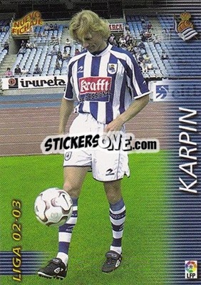 Cromo Karpin - Liga 2002-2003. Megafichas - Panini