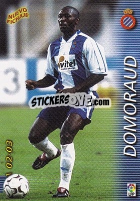 Sticker Domoraud - Liga 2002-2003. Megafichas n. 420 - Panini