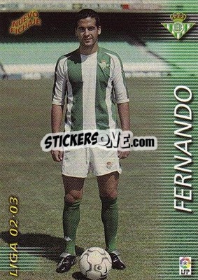 Sticker Fernando - Liga 2002-2003. Megafichas n. 423 - Panini