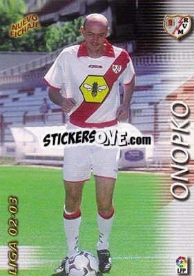 Sticker Onopko - Liga 2002-2003. Megafichas - Panini
