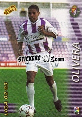 Cromo Olivera - Liga 2002-2003. Megafichas - Panini