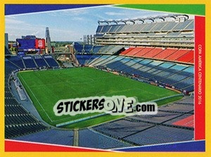 Sticker Estadio Gillette Stadium, Foxborough - Copa América Centenario. USA 2016 - Navarrete