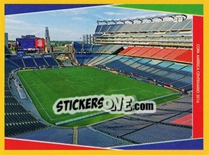 Cromo Estadio Gillette Stadium, Foxborough - Copa América Centenario. USA 2016 - Navarrete