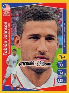 Sticker Fabian Johnson - Copa América Centenario. USA 2016 n. 14 - Navarrete