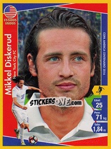 Sticker Mix Diskerud - Copa América Centenario. USA 2016 n. 20 - Navarrete