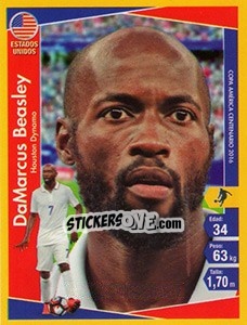 Figurina DaMarcus Beasley - Copa América Centenario. USA 2016 - Navarrete