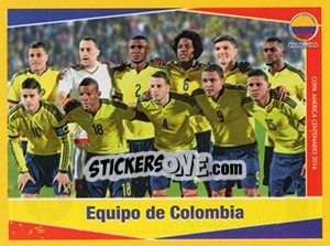 Sticker Equipo - Copa América Centenario. USA 2016 - Navarrete