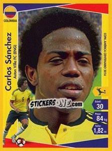 Sticker Carlos Sánchez - Copa América Centenario. USA 2016 n. 35 - Navarrete