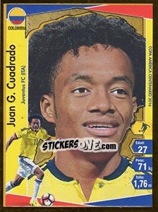 Sticker Juan Cuadrado - Copa América Centenario. USA 2016 n. 36 - Navarrete