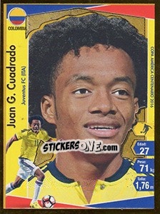 Sticker Juan Cuadrado - Copa América Centenario. USA 2016 - Navarrete