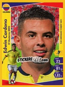 Sticker Edwin Cardona - Copa América Centenario. USA 2016 n. 38 - Navarrete