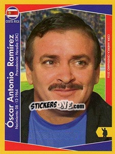 Sticker Óscar Antonio Ramírez (entrenador) - Copa América Centenario. USA 2016 - Navarrete
