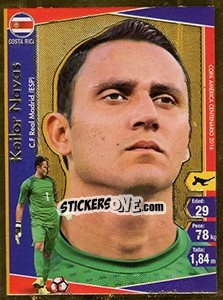 Sticker Keylor Navas - Copa América Centenario. USA 2016 n. 47 - Navarrete