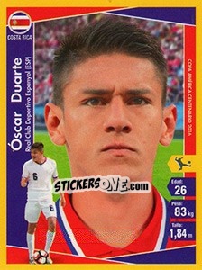 Sticker Óscar Duarte - Copa América Centenario. USA 2016 - Navarrete