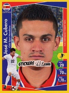Sticker José Cubero - Copa América Centenario. USA 2016 n. 54 - Navarrete