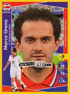Sticker Marco Urena - Copa América Centenario. USA 2016 n. 57 - Navarrete