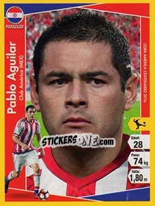 Sticker Pablo Aguilar - Copa América Centenario. USA 2016 - Navarrete
