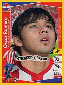 Sticker Óscar Romero - Copa América Centenario. USA 2016 - Navarrete