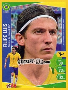 Sticker Filipe Luis - Copa América Centenario. USA 2016 n. 83 - Navarrete