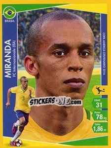 Sticker Miranda - Copa América Centenario. USA 2016 n. 84 - Navarrete