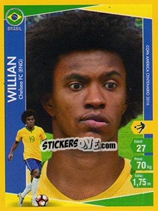 Sticker Willian - Copa América Centenario. USA 2016 n. 92 - Navarrete