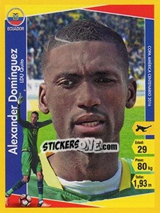 Sticker Alexander Domínguez - Copa América Centenario. USA 2016 n. 98 - Navarrete