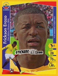Sticker Frickson Erazo - Copa América Centenario. USA 2016 n. 99 - Navarrete