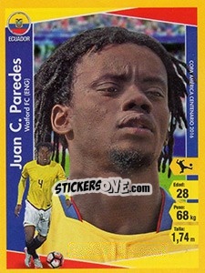 Sticker Juan Carlos Paredes - Copa América Centenario. USA 2016 n. 100 - Navarrete