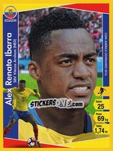 Cromo Renato Ibarra - Copa América Centenario. USA 2016 n. 104 - Navarrete