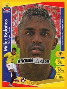 Sticker Miller Bolaños - Copa América Centenario. USA 2016 n. 107 - Navarrete