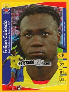 Sticker Felipe Caicedo - Copa América Centenario. USA 2016 n. 108 - Navarrete