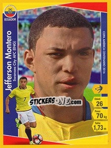 Sticker Jefferson Montero - Copa América Centenario. USA 2016 n. 109 - Navarrete