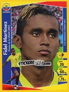 Sticker Fidel Martínez - Copa América Centenario. USA 2016 n. 112 - Navarrete