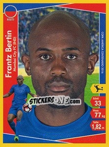 Sticker Frantz Bertin - Copa América Centenario. USA 2016 n. 119 - Navarrete
