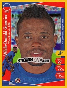 Sticker Wilde-Donald Guerrier - Copa América Centenario. USA 2016 n. 122 - Navarrete