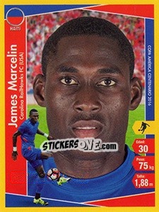 Sticker James Marcelin - Copa América Centenario. USA 2016 n. 124 - Navarrete