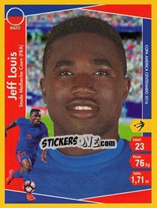 Sticker Jeff Louis - Copa América Centenario. USA 2016 n. 126 - Navarrete
