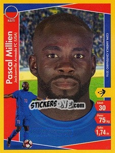 Sticker Pascal Millien - Copa América Centenario. USA 2016 n. 127 - Navarrete