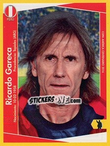 Sticker Ricardo Gareca (entrenador) - Copa América Centenario. USA 2016 - Navarrete
