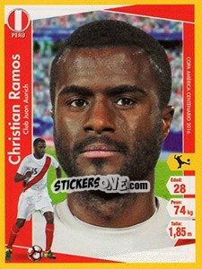 Sticker Christian Ramos - Copa América Centenario. USA 2016 n. 134 - Navarrete