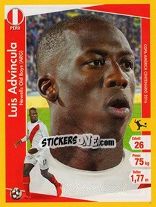 Sticker Luis Advíncula - Copa América Centenario. USA 2016 n. 136 - Navarrete