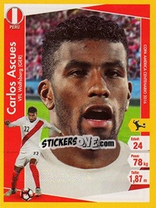 Sticker Carlos Ascues - Copa América Centenario. USA 2016 n. 137 - Navarrete